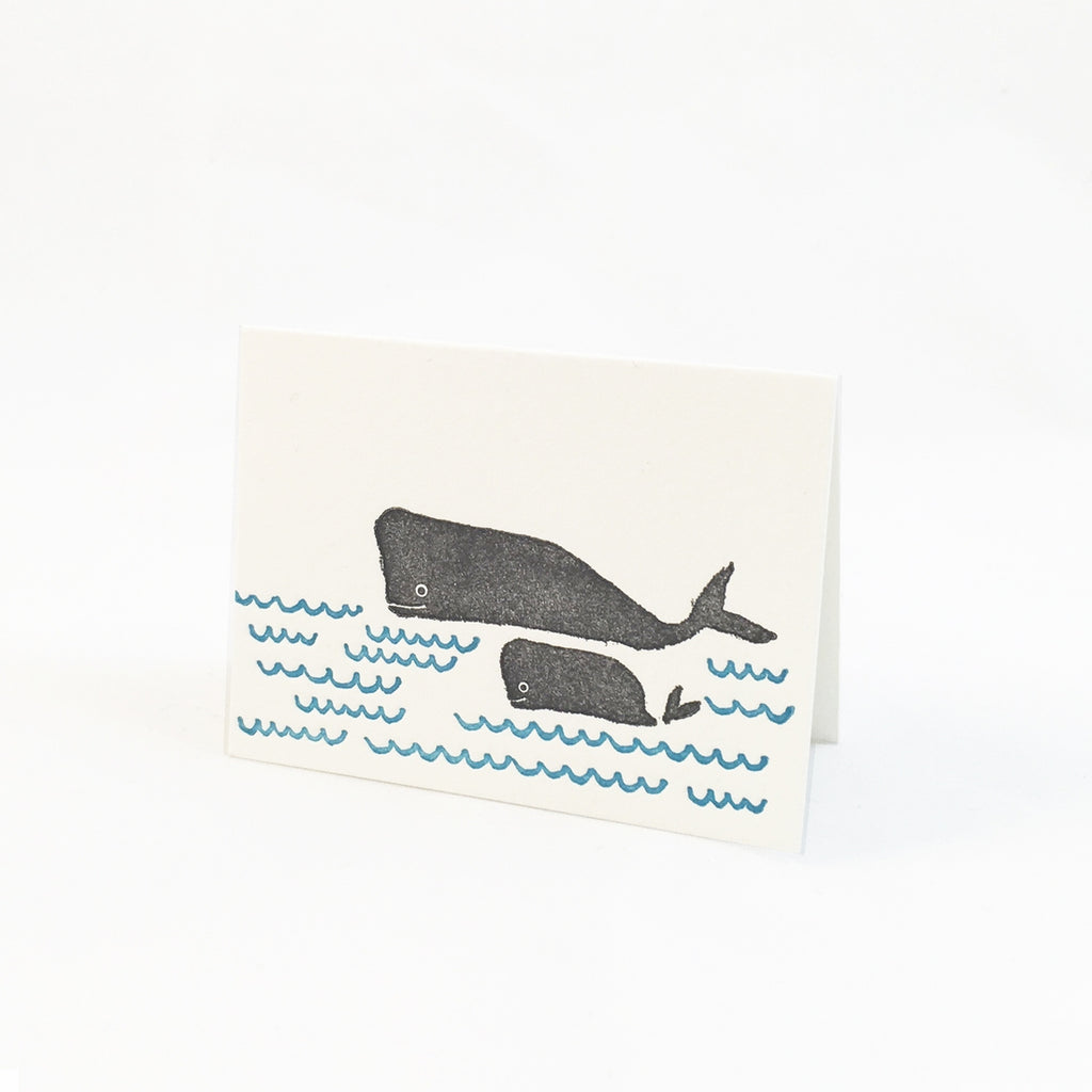 Mini Whales Card