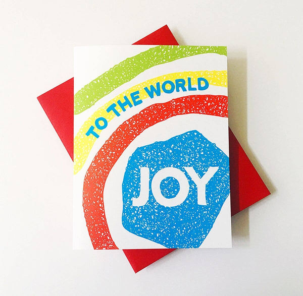 Joy To The World Christmas Card for Friend Greeting Card