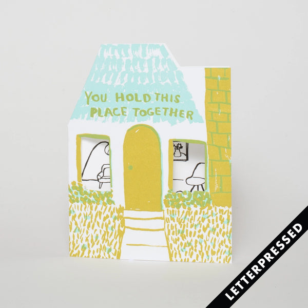 Held Together House Greeting Card