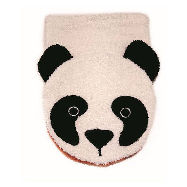 Organic Cotton Animal Washcloth - Panda: Child Size