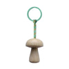 Wooden Mushroom Keychain - Nr. 3: Tropicana
