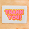 THANK YOU SHADOW GREETING CARD