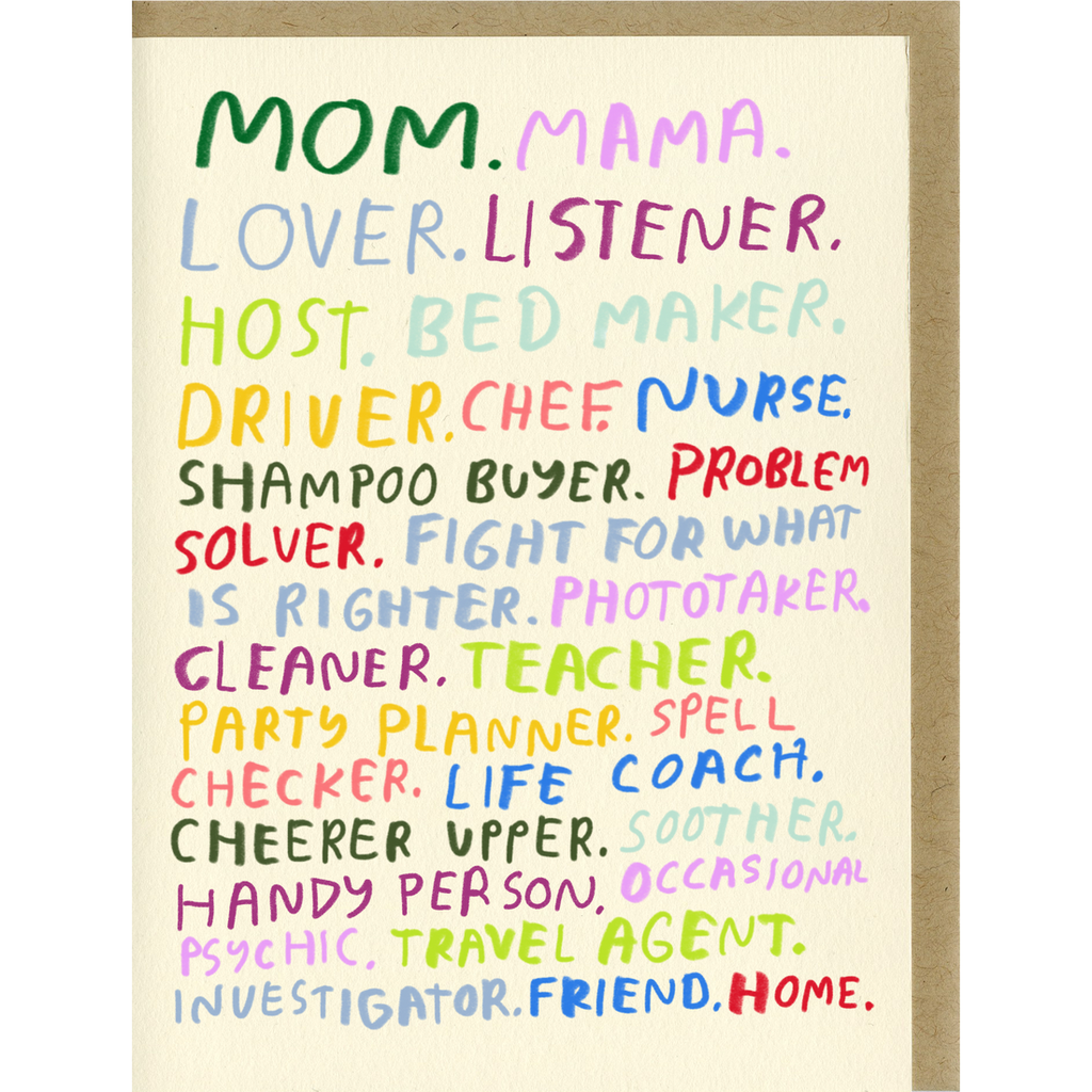 Mom, You're All That Greeting Card