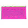 Perpetual Desk Calendar - Undated - Flo Pink