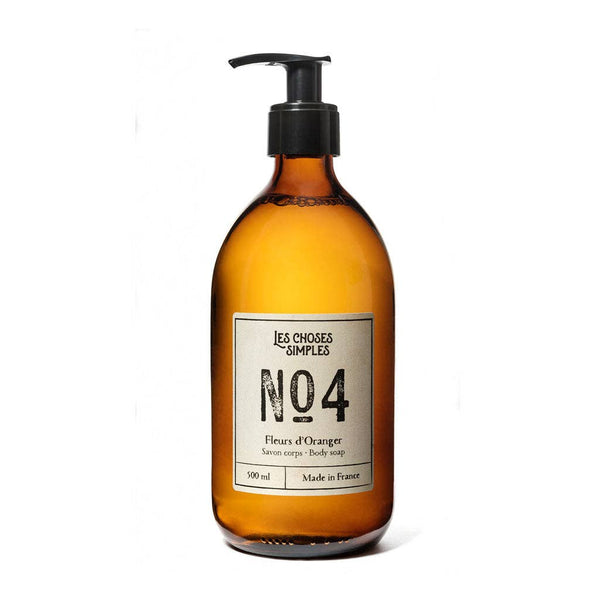Hand & Body Soap -Nr4 Orange Blossom (500ml, Glass Bottle)