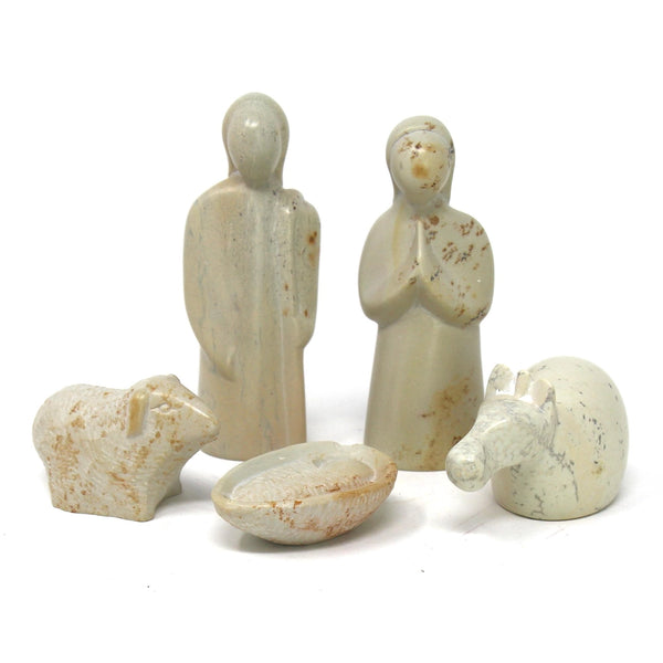 Holy Family Soapstone Nativity, 5-Piece Set