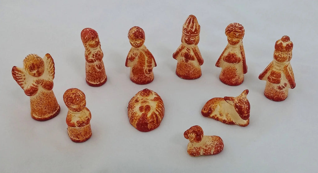 Ceramic Mexican Nativity Set