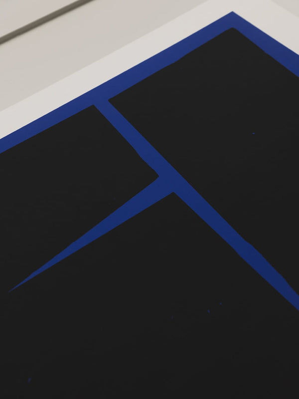 Blue Geometric 02 by Bycdesign Studio, 50x70cm
