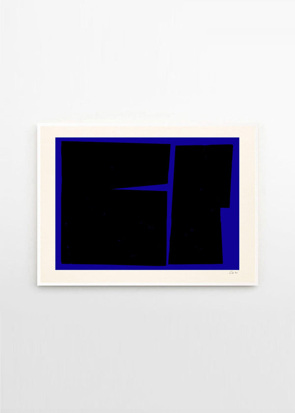 Blue Geometric 02 by Bycdesign Studio, 50x70cm