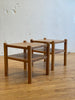Pair of Pine Side Tables #15-1