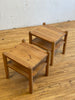 Pair of Pine Side Tables #15-1