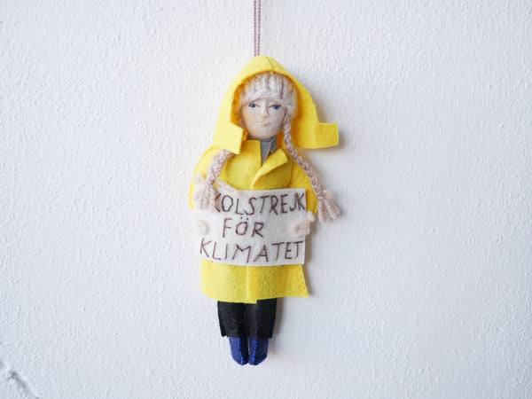 Greta Thunberg - Swedish Ornament