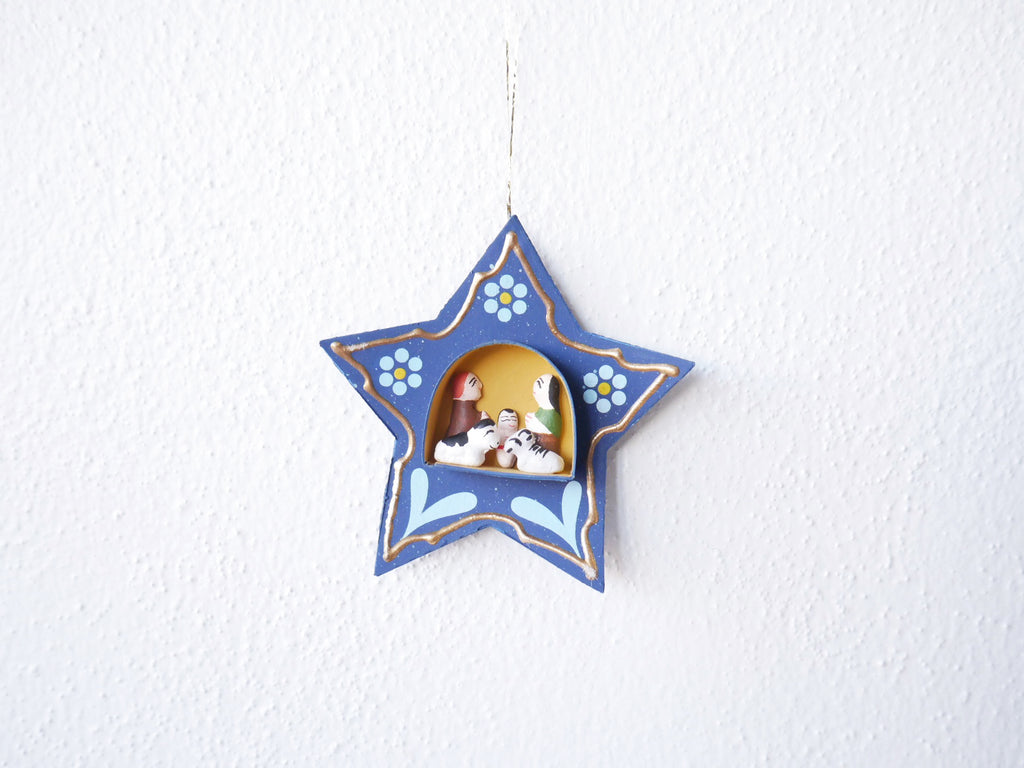 Tiny Retablo Star Ornament