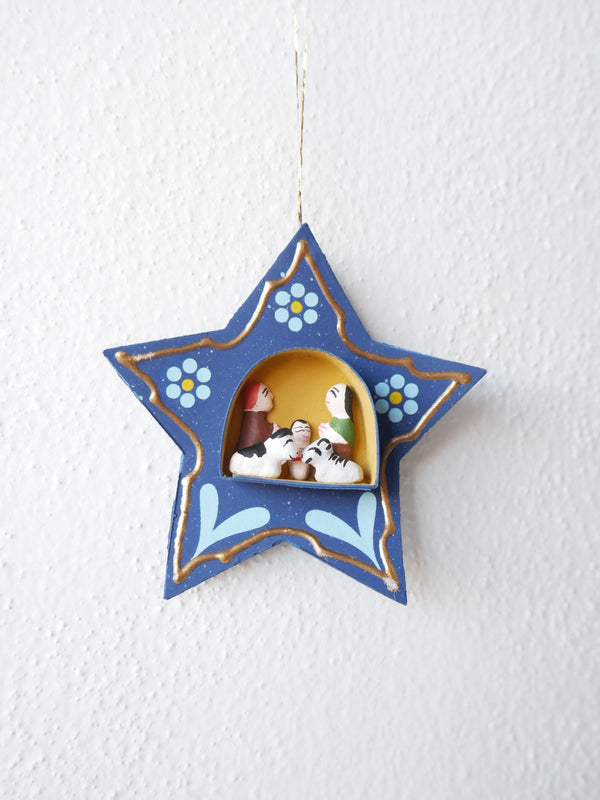 Tiny Retablo Star Ornament