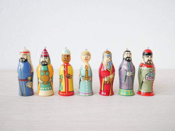 Nativity Ornaments Set of 7