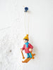 Skiiing Child Ornament - Yellow Hat