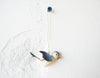 Wooden Blue Bird Ornament