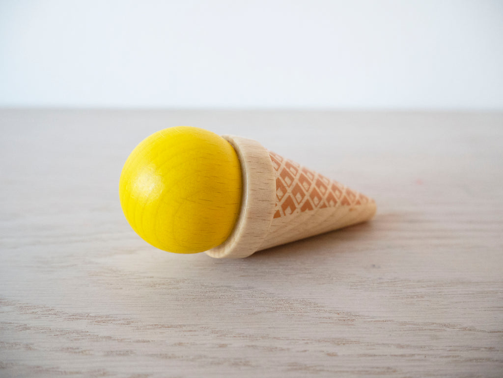 Ice Cream Cone Yellow
