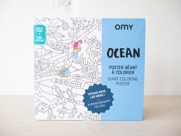 Ocean Folded Poster
