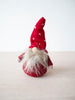 Mini Red Tomte with Grey / White Beard