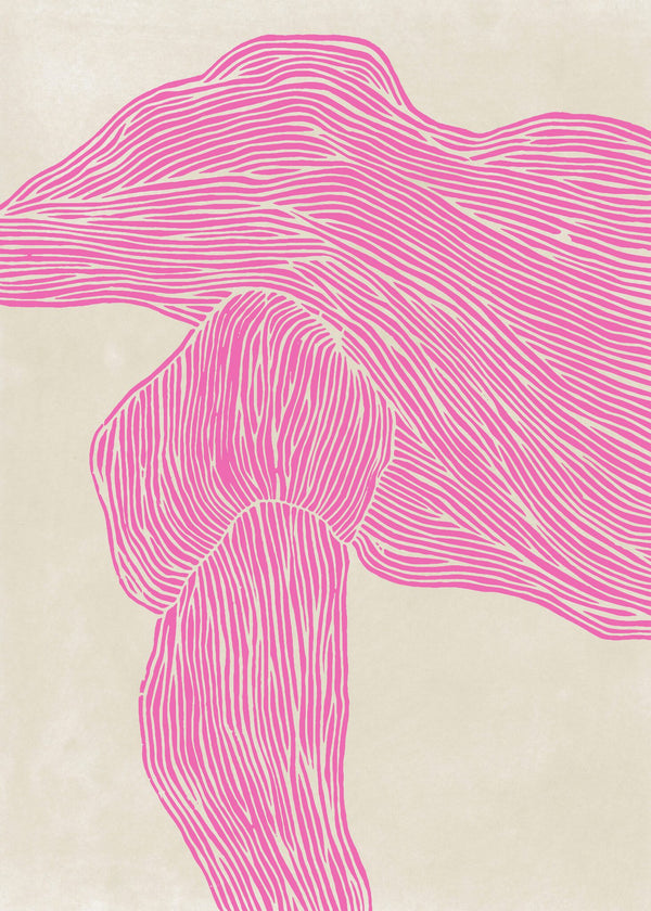 The Line - Pink by Rebecca Hein, 70x100 cm