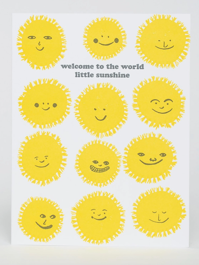 Welcome to the World Sunshine Card