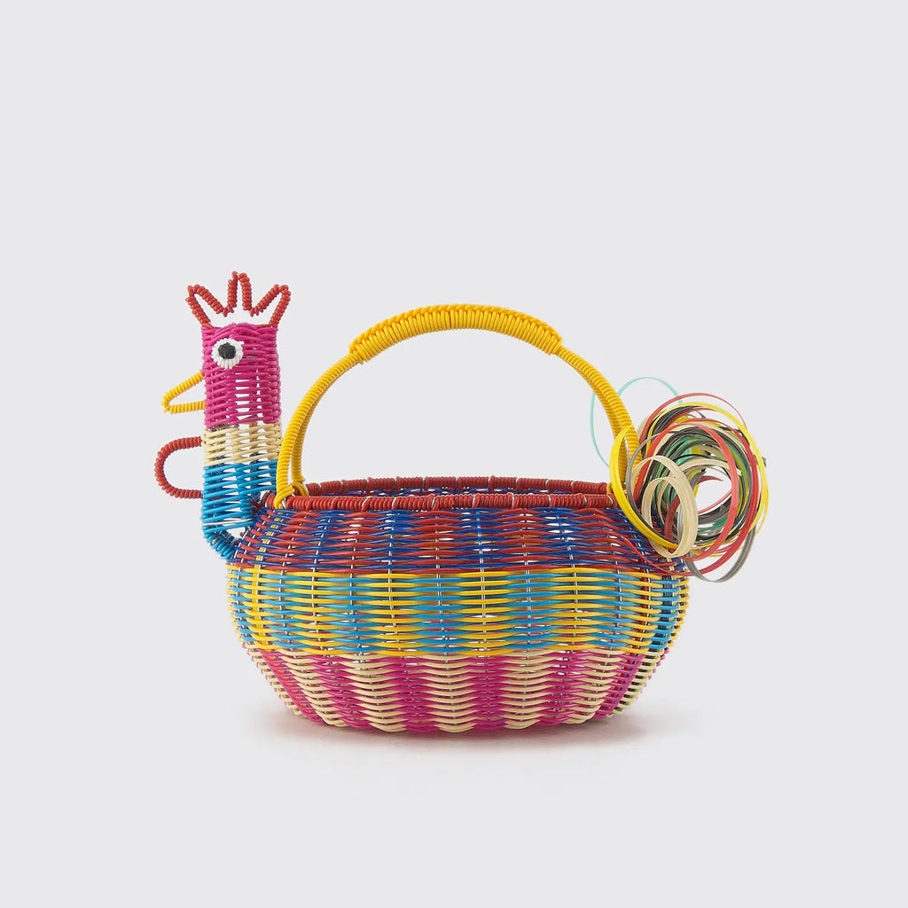 Colored Bird Baskets