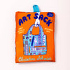 Bookbag Art Sack - Eco-Friendly Reusable Bibliophile Tote