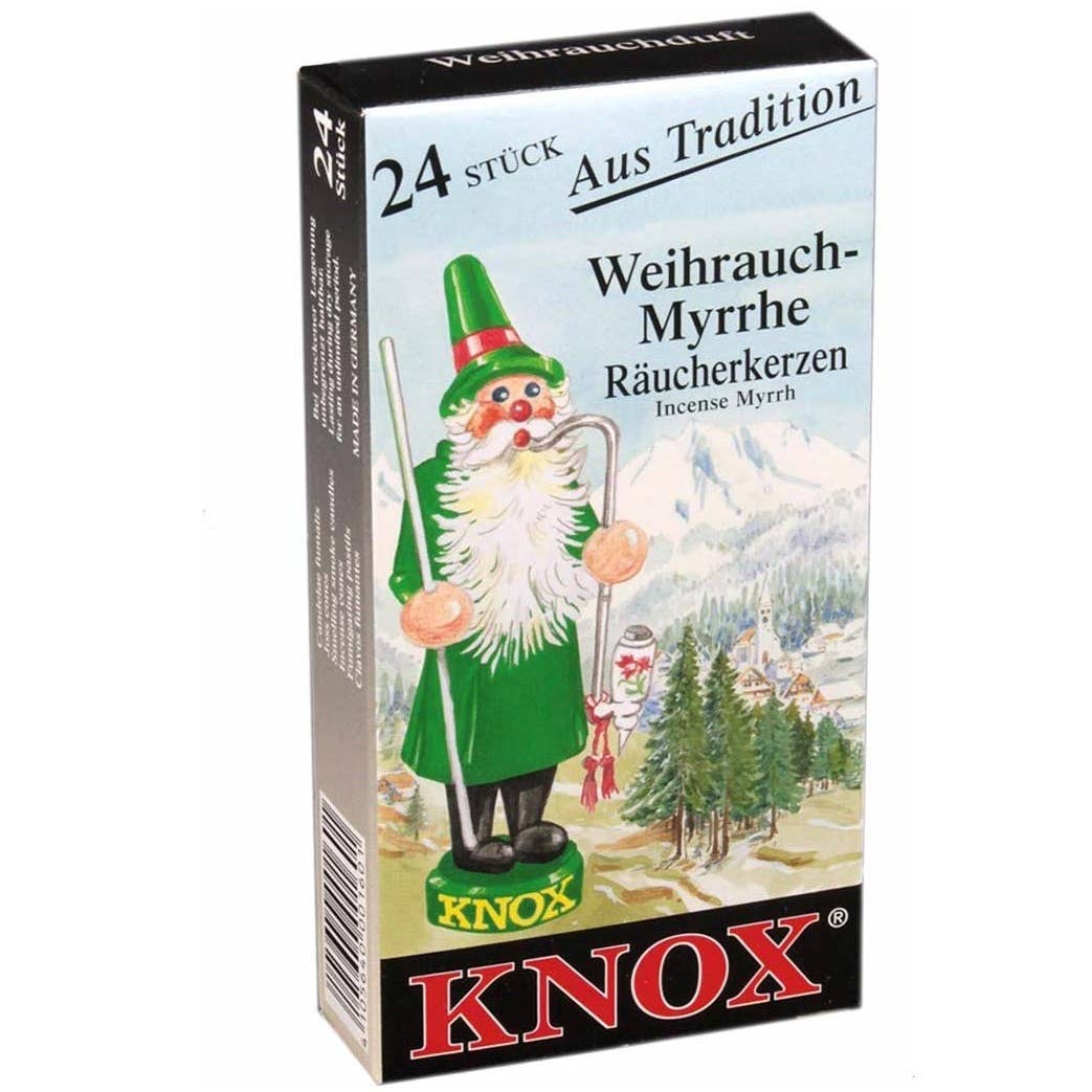 Large Knox German Incense Cones: Myrrh
