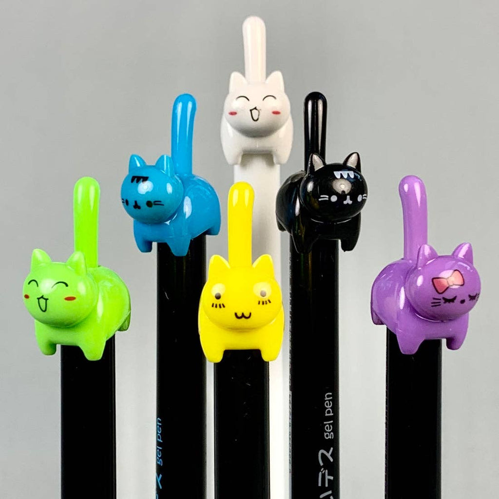 Cat Tail Retractable Gel Pen