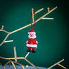 Santa Beaded Ornament