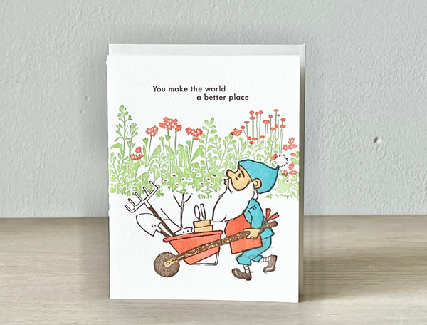 You Make the World a Better Place Greeting Card