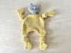 Cotton Knit Baby Comforter Cuddle Cloth - Cat