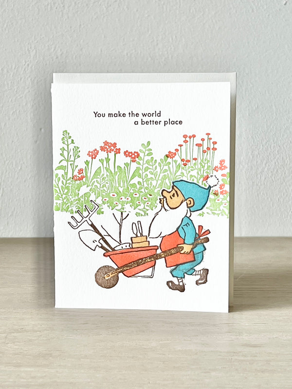 You Make the World a Better Place Greeting Card