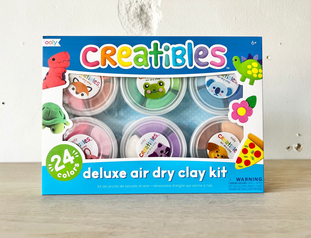 Creatibles D.I.Y. Air-Dry Clays Kit Set of 24
