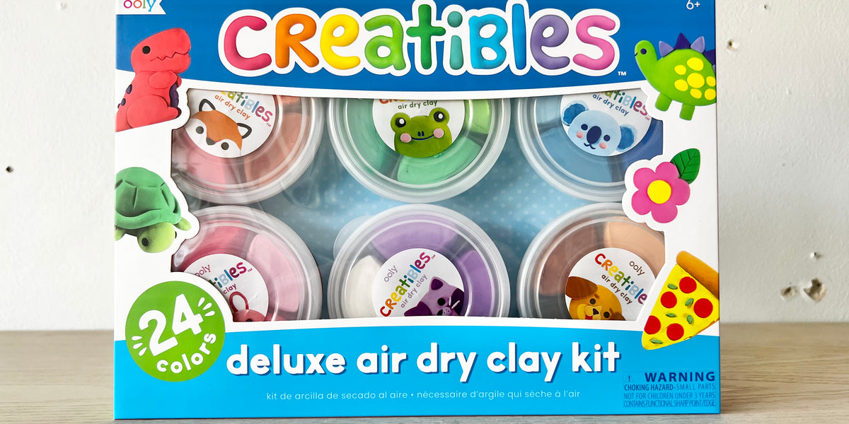 Creatibles D.I.Y. Air-Dry Clays Kit Set of 24 – Golden Age Design