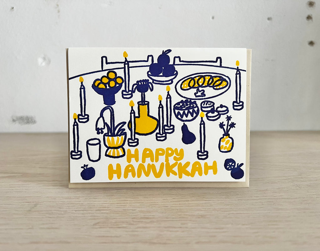 Happy Hanukkah Greeting Card