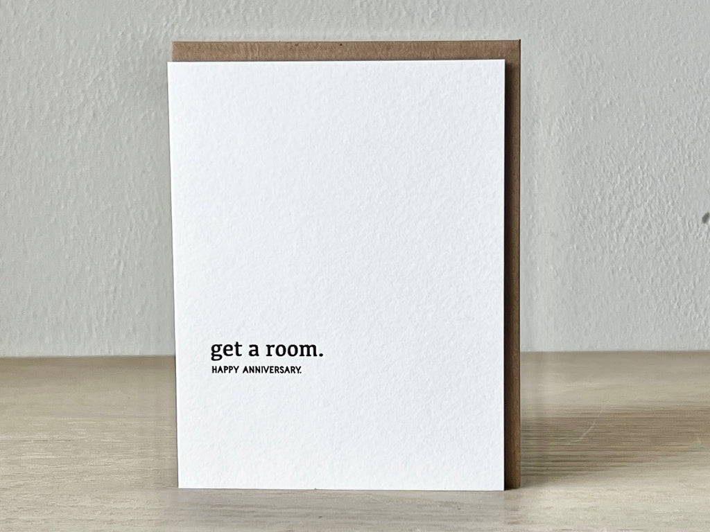 Get A Room, Happy Anniversary Greeting Card