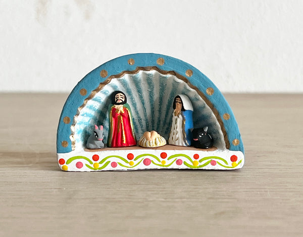 Nativity in Grotto - Mini