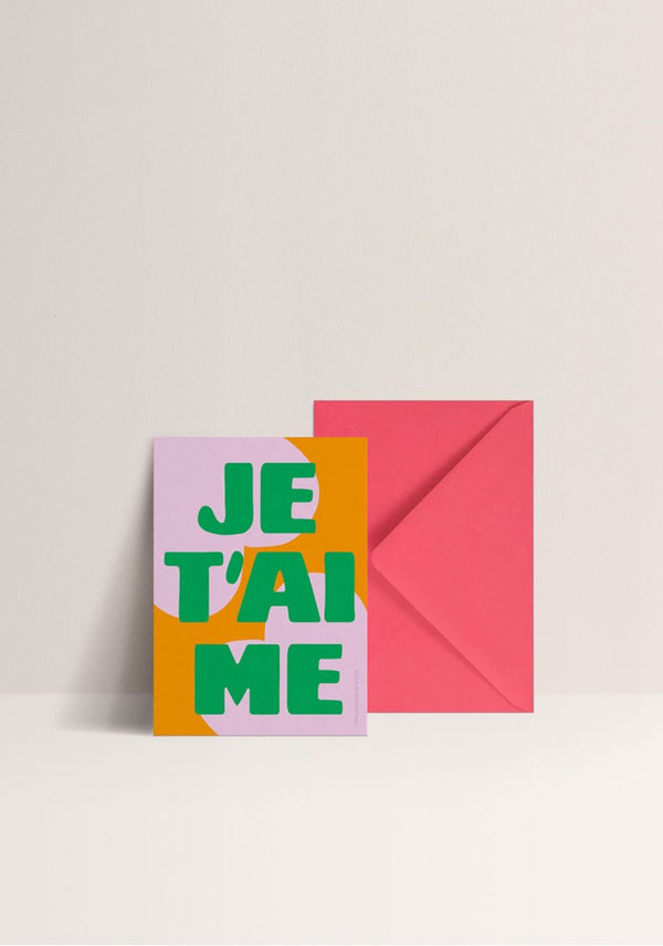 JE T’AIME Card