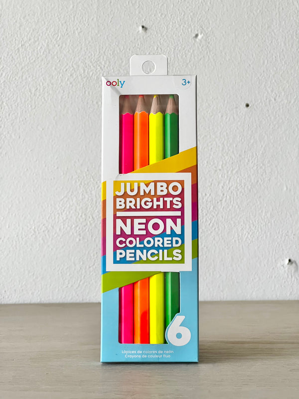 Jumbo Brights Neon Colored Pencils